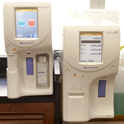 臨床化学分析装置、全自動血球計数器